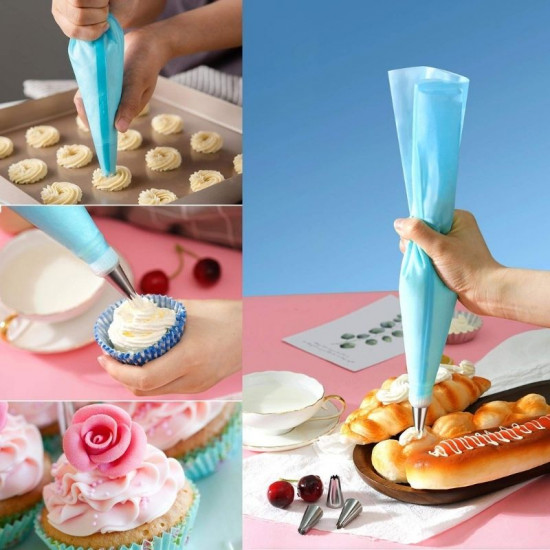 Silicone Reusable Icing Bags (12 Inch)